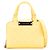 Borsa shopping Chanel Mini in pelle di vitello gialla con etichetta Click Giallo