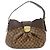 Borsa a Spalla Sistina Damier Louis Vuitton Marrone