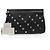 Clutch in pelle nera Jimmy Choo Zena Nero