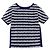 Camiseta con borde Monogram Louis Vuitton Navy XS Blanco Azul Azul marino