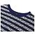 Camiseta con borde Monogram Louis Vuitton Navy XS Blanco Azul Azul marino - vista 3