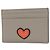 Autre Marque Tarjetero de cuero Heart Love de Tory Burch Gris - vista 2
