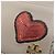 Autre Marque Tarjetero de cuero Heart Love de Tory Burch Gris - vista 4