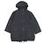 Abrigo con capucha Burberry negro 7AR para mujeres