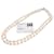 Autre Marque Silver 925 Freshwater Pearl Long Necklace Silvery  - view 5