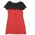 Autre Marque Milly Seidenkleid Rot Schwarz Größe 0