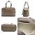 Borsa Tote Victoria 2 per donne di Hermès Taupe - vista 2