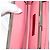 VALENTINO Borsa a spalla con catena di strass in suede rosa argento Auth BA3802 - vista 10