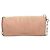 VALENTINO Borsa a spalla con catena di strass in suede rosa argento Auth BA3802 - vista 2