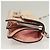 VALENTINO Borsa a spalla con catena di strass in suede rosa argento Auth BA3802 - vista 3