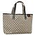 GUCCI GG Supreme Sherry Line Borsa Tote PVC Blu Navy Argento 211134 Auth bs27569