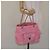 PRADA Borsa Tote a Catena Nylon Rosa Argento Auth 128405 - vista 24