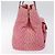 PRADA Borsa Tote a Catena Nylon Rosa Argento Auth 128405 - vista 4
