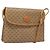 Gucci Borsa a spalla Micro GG Supreme in PVC beige e oro 49 001 5548 Auth BA3774 D'oro