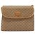 Gucci Borsa a spalla Micro GG Supreme in PVC beige e oro 49 001 5548 Auth BA3774 D'oro - vista 2