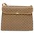Gucci Borsa a spalla Micro GG Supreme in PVC beige e oro 49 001 5548 Auth BA3774 D'oro - vista 3