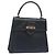 Borsa a mano Salvatore Ferragamo in pelle nera e oro Auth BA3911 Nero D'oro