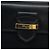 Borsa a mano Salvatore Ferragamo in pelle nera e oro Auth BA3911 Nero D'oro - vista 14