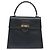 Borsa a mano Salvatore Ferragamo in pelle nera e oro Auth BA3911 Nero D'oro - vista 2