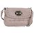 Borsa a spalla in pelle Miu Miu Studs Chain rosa argento autentica 130159V