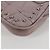 Borsa a spalla in pelle Miu Miu Studs Chain rosa argento autentica 130159V - vista 14