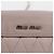 Borsa a spalla in pelle Miu Miu Studs Chain rosa argento autentica 130159V - vista 15