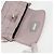 Borsa a spalla in pelle Miu Miu Studs Chain rosa argento autentica 130159V - vista 17