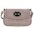 Borsa a spalla in pelle Miu Miu Studs Chain rosa argento autentica 130159V - vista 2