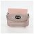 Borsa a spalla in pelle Miu Miu Studs Chain rosa argento autentica 130159V - vista 24