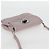 Borsa a spalla in pelle Miu Miu Studs Chain rosa argento autentica 130159V - vista 6