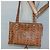 Borsa a spalla MCM Logogram Vicetos in pelle PVC marrone Auth BA3979 - vista 20