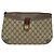 Borsa a spalla GUCCI GG Supreme Web Sherry Line PVC Beige 904 02 026 Auth bs27641 - vista 2