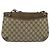 Borsa a spalla GUCCI GG Supreme Web Sherry Line PVC Beige 904 02 026 Auth bs27641 - vista 3