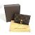 Cartera Compacta Flor Monograma Louis Vuitton Castaño Negro - vista 4