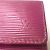 Cartera larga de cuero Epi Louis Vuitton Púrpura Fucsia - vista 6