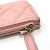 Monedero de piel de ternera granulada rosa Chanel - vista 7
