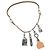 Collana con lucchetto in titanio logo Monogram Louis Vuitton Argento