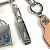 Collana con lucchetto in titanio logo Monogram Louis Vuitton Argento - vista 4