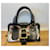 Borsa Céline in lino nero - vista 2