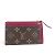 Monogramm Münzbörse Louis Vuitton Braun Lila