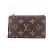 Monogramm Münzbörse Louis Vuitton Braun Lila - Ansicht 2