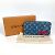 Cartera larga de denim Monogram Louis Vuitton Azul - vista 14