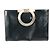Salvatore Ferragamo Gancini Clutch Bag Black