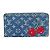 Cartera Zippy de denim Monogram Louis Vuitton Azul