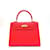 Hermès Borsa Hermes Kelly 25 Rosso