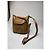 Céline Vintage Celine Triomphe Monogramm Leder Tasche in Gold und Braun Golden - Ansicht 15