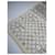 Dior Sciarpa vintage Celine Monogramm bianca beige Bianco - vista 6