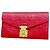 Portafoglio Metis Long Monogram Empreinte Louis Vuitton Rosso