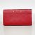 Portafoglio Metis Long Monogram Empreinte Louis Vuitton Rosso - vista 12