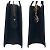 Borsa a spalla in suede nero Sunburst vintage Gianni Versace - vista 8